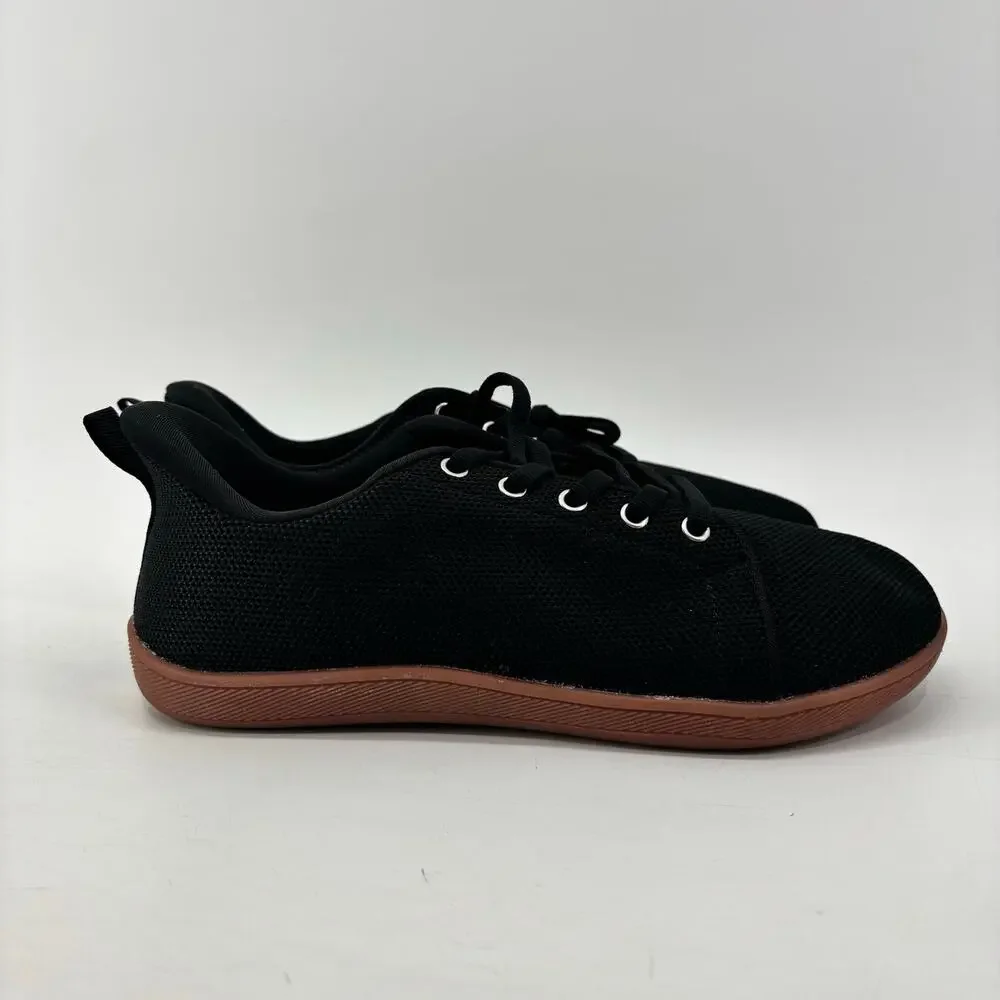Buhcfbo Men’s Size 7 Black Comfort Lace Up Sneakers Comfort